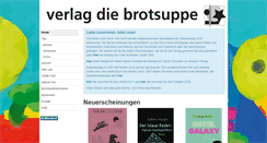 Desktop Screenshot of diebrotsuppe.ch